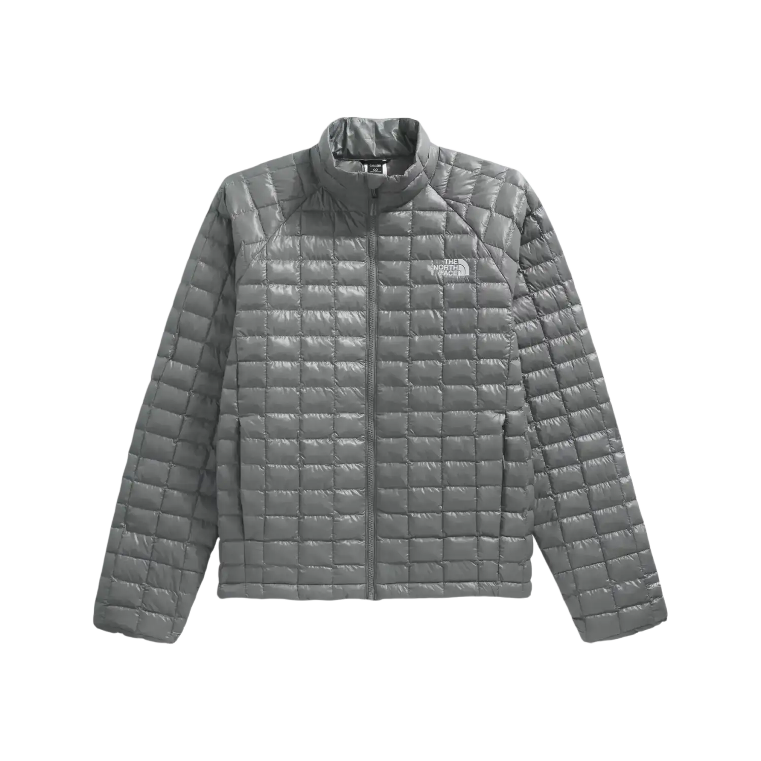 The North Face Men's THERMOBALL™ Jacket in Smoked Pearl, front view flat