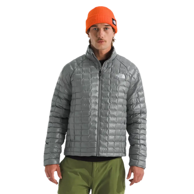 The North Face Men's THERMOBALL™ Jacket in Smoked Pearl, front view on model 