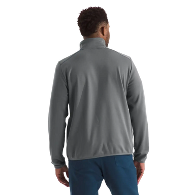 The North Face Men's TNF™ Performance Fleece ¼-Zip in Smoked Pearl, back view on model