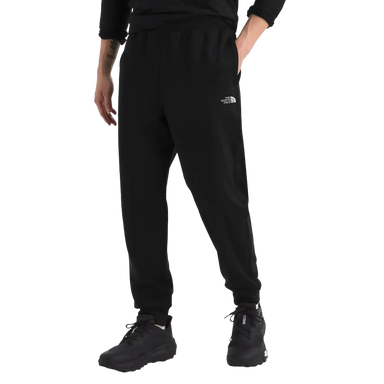 The North Face Men's TNF™ Performance Fleece SW Pants in TNF Black, front view on model 