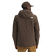 the north face mens carto triclimate jacket in smokey brown tnf black back model view