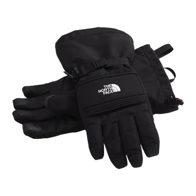the north face mens Montana ski glove in tnf black pair crossed view