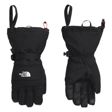 the north face mens Montana ski glove in tnf black front flat pair view