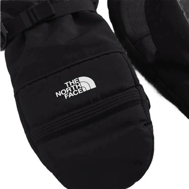 the north face mens Montana ski mitt in tnf black front detail view