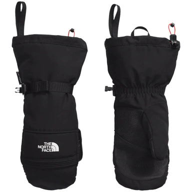 the north face mens Montana ski mitt in tnf black front flat pair view