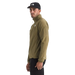 The North Face Men's Tek Approach Jacket in cedar, on model side view