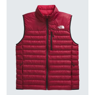 The North Face Men's Terra Peak Vest shown in the Beetroot color option. Front view.