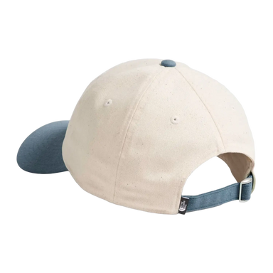 The North Face Roomy Norm Hat in granite grey & white dune, back view