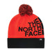 The North Face Unisex Ski Tuke Fiery Red/TNF Black Front View