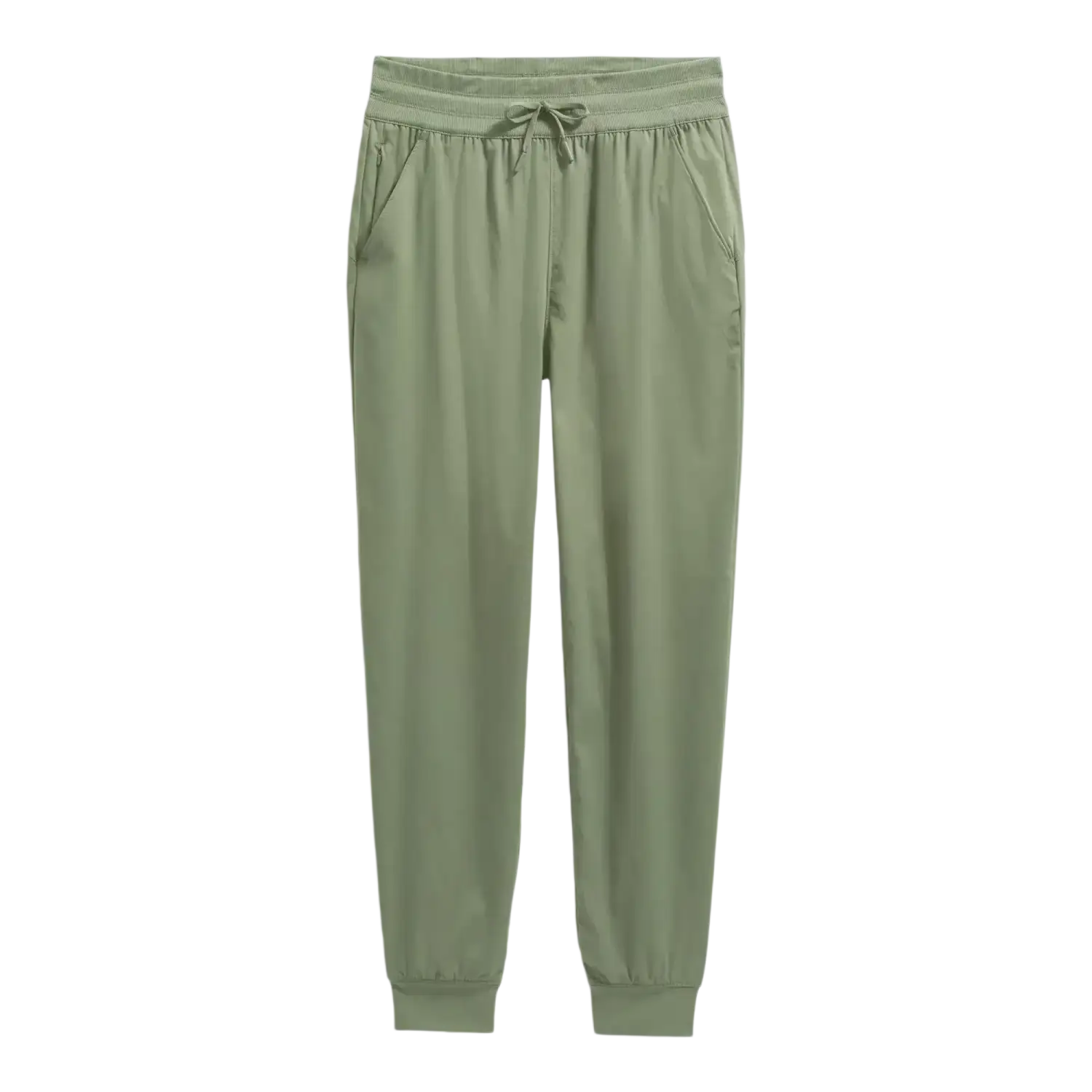The North Face Women's Aphrodite Arise Joggers in Bark Mist, front view flat