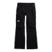The North Face Women's Freedom Insulated Pants in TNF Black, front view flat