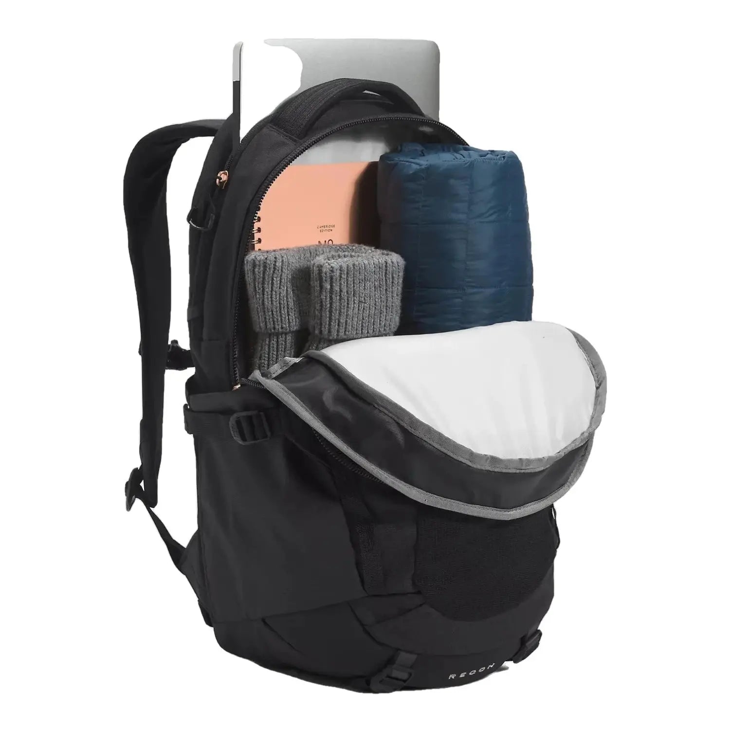 The North Face Women's Recon Backpack Black Inside View