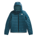 The North Face Women's Terra Peak Hoodie in Space, view of jacket flat