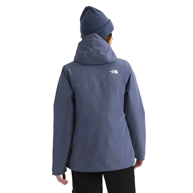The North Face Women's Carto Mono Triclimate® Hooded Jacket in twilight galaxy, model back view