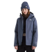 The North Face Women's Carto Mono Triclimate® Hooded Jacket in twilight galaxy, model front view