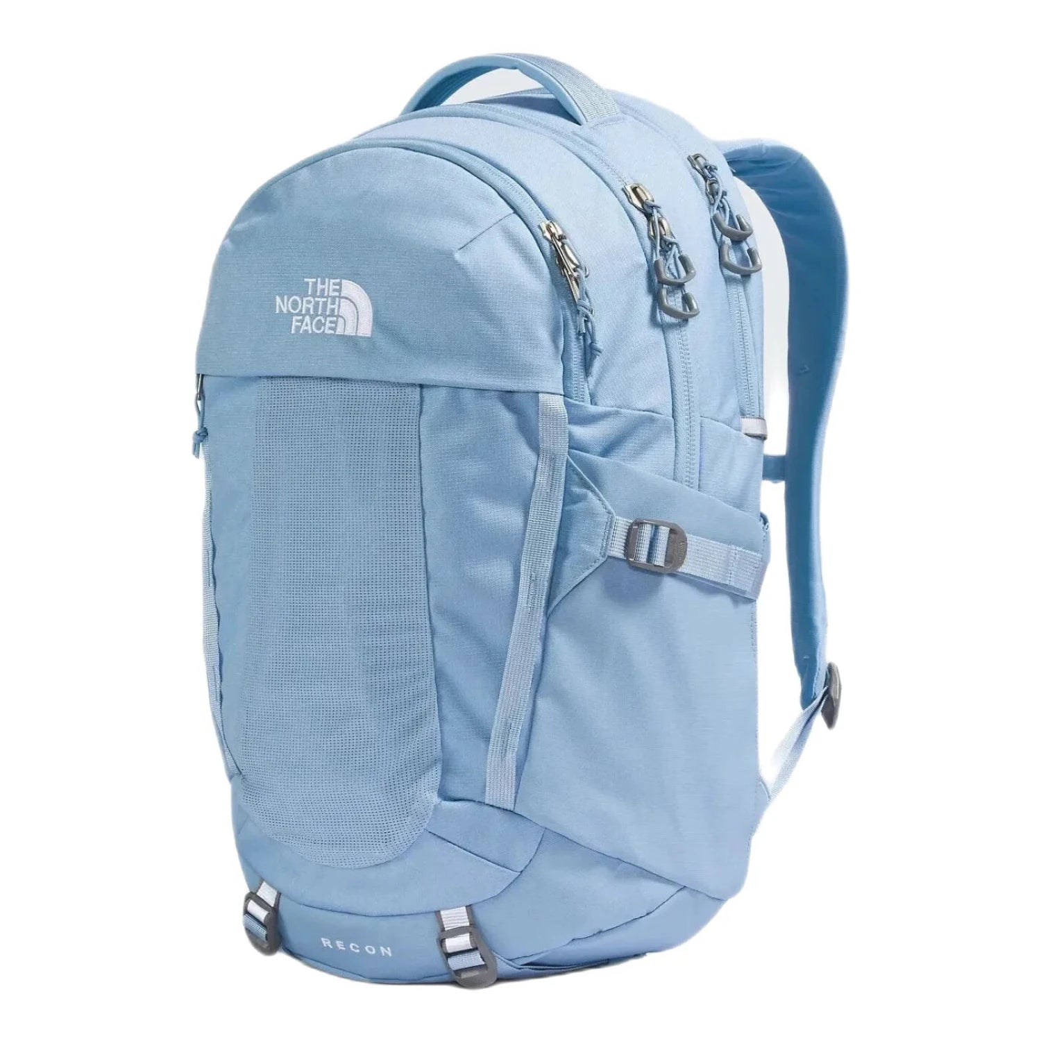 The North Face Women's Recon Backpack Steel Blue Dark Heather Front