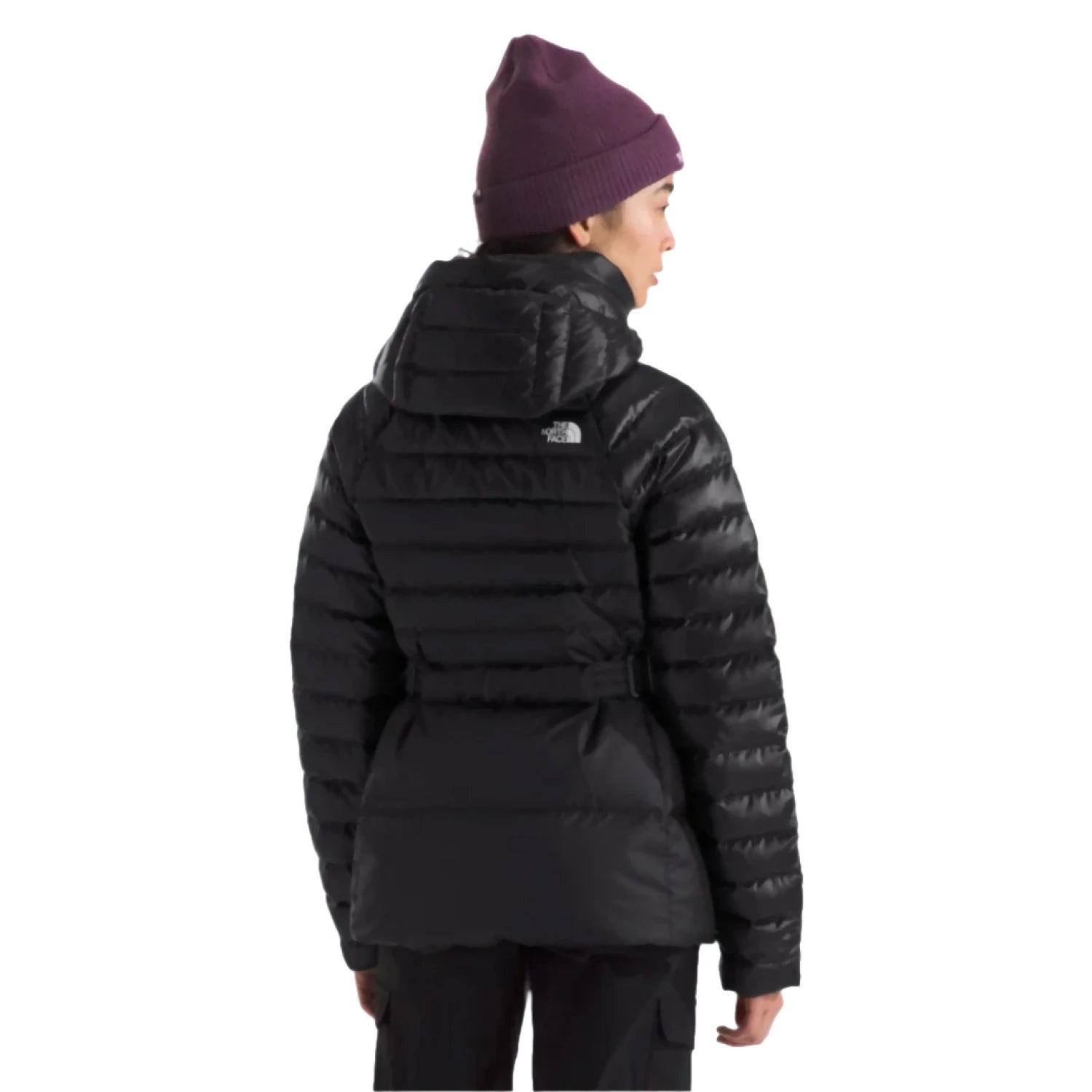 the north face womens ruby jacket backside with model