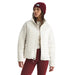 The North Face Women's THERMOBALL™ Jacket in white dune, on model front view