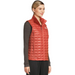 The North Face Women's THERMOBALL™ Vest in mars red, on model front view
