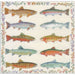 The Printed Image Nature Facts Bandanas shown in the Trout design option.