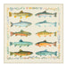 The Printed Image Nature Facts Bandanas in trout, front view