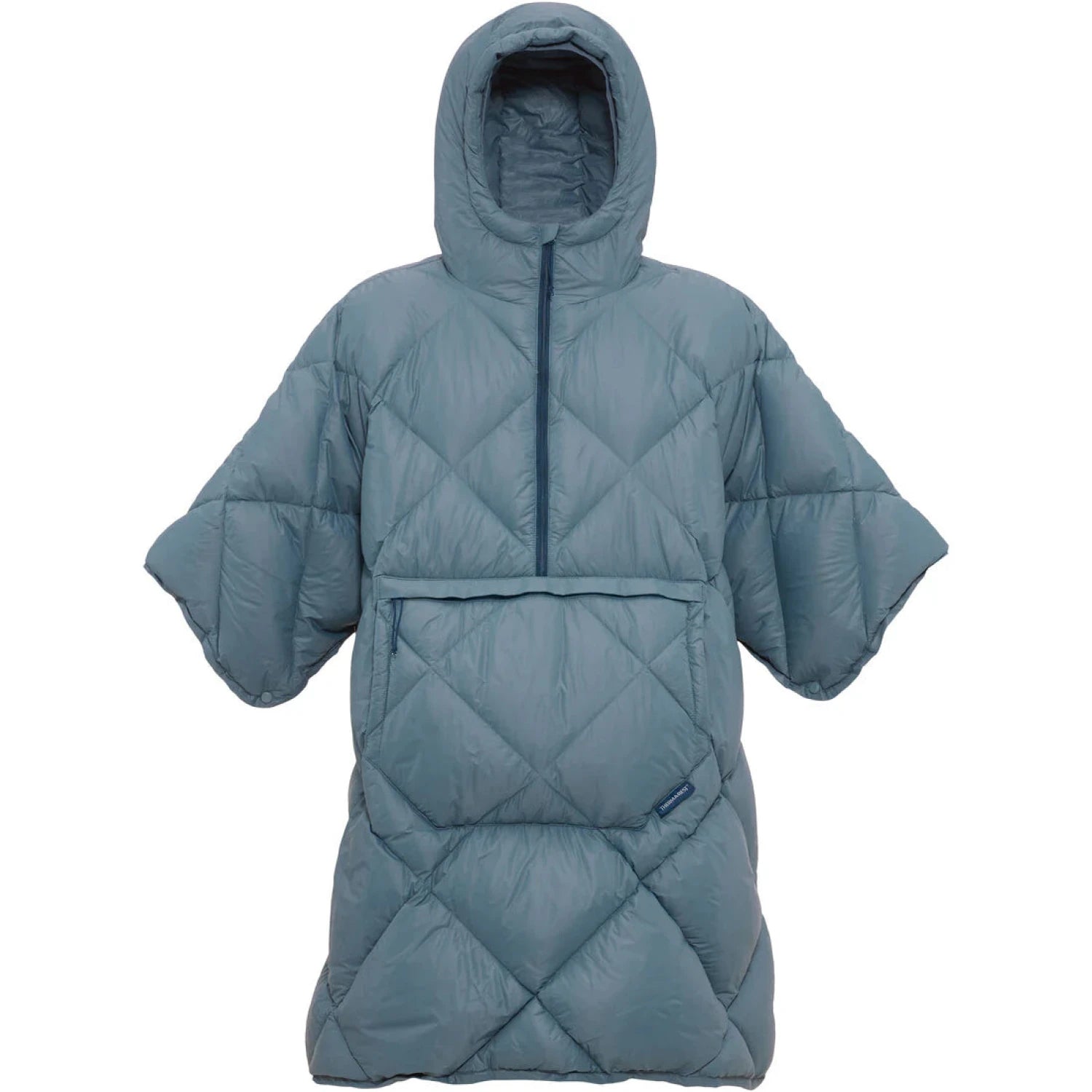 Therm-a-Rest Honcho Poncho™ Down in storm, front view