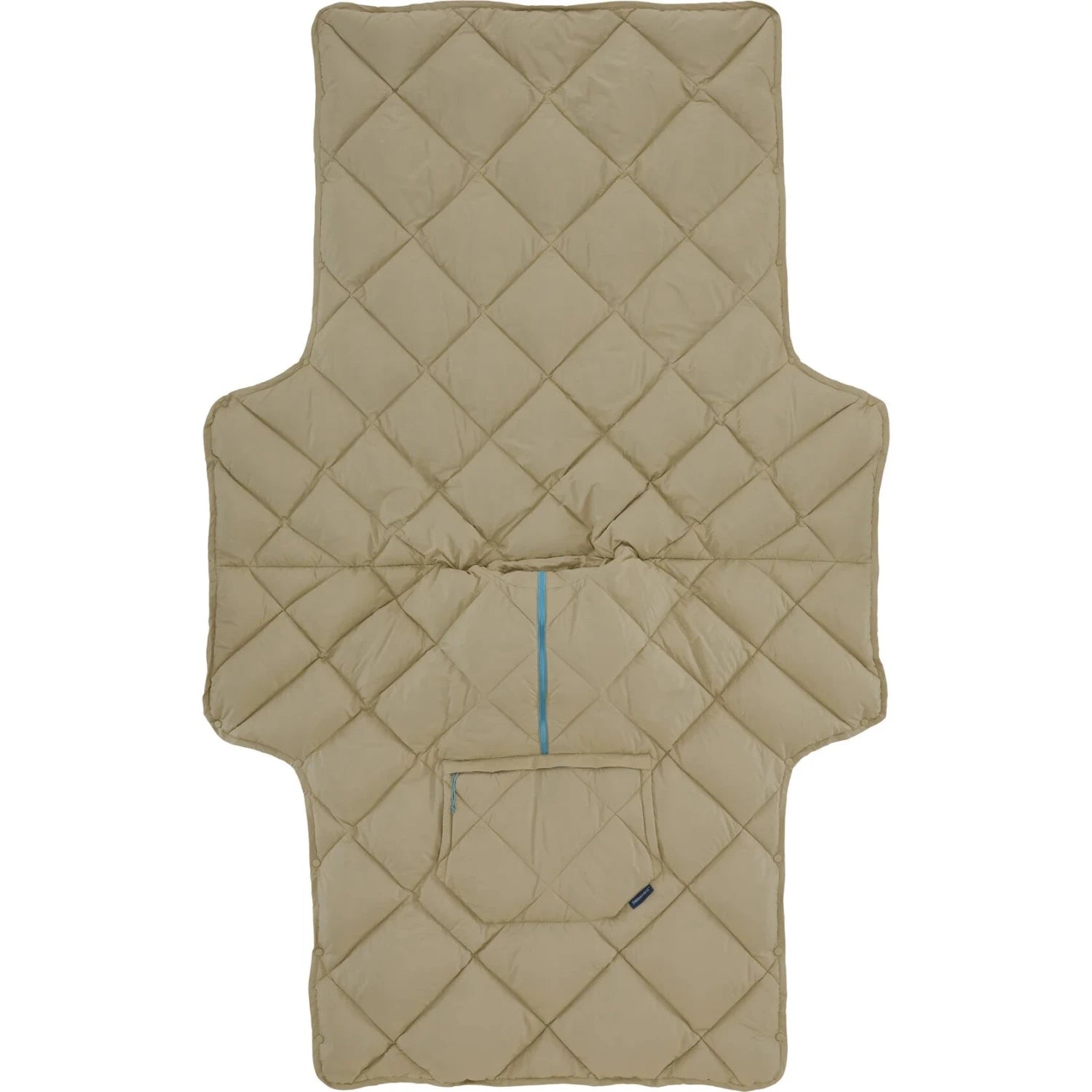 Therm-a-Rest Honcho Poncho™ Down in twill, flat open view