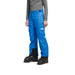 The North Face B's Freedom Insulated Pants, Optic Blue, front and side view on model