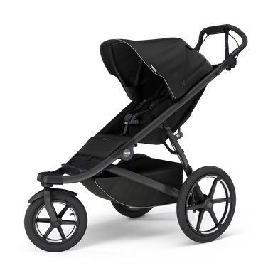 Thule Urban Glide 3 in black, front and side view