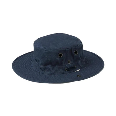 Tilley's T3 Wanderer Hat shown in Navy color option.