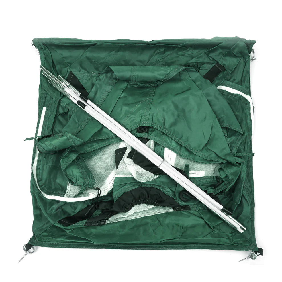 Tiny Tents Original Tiny Tent in alpine green, top disassembled view