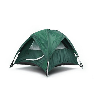 Tiny Tents Original Tiny Tent in alpine green, front angled view