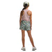 The North Face K's Amphibious Class V Shorts, Mineral Purple Floral, back view on model