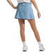 The North Face K's On The Trail Skirt, Steel Blue, back view on model