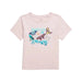 The North Face K's Short-Sleeve Graphic Tee, Pink Moss, front view flat 