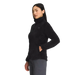 The North Face Women's Osito Jacket in TNF Black, side view on model 