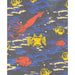 Toad&Co M's Boundless Pull-On Short, Sea Blue Fish Print, view of fabric