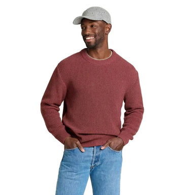 Toad & Co M's Butte Crew Sweater, Manzanita, front view on model