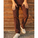 Toad & Co M's Jet Cord Pant Lean, Barnwood, front view on model