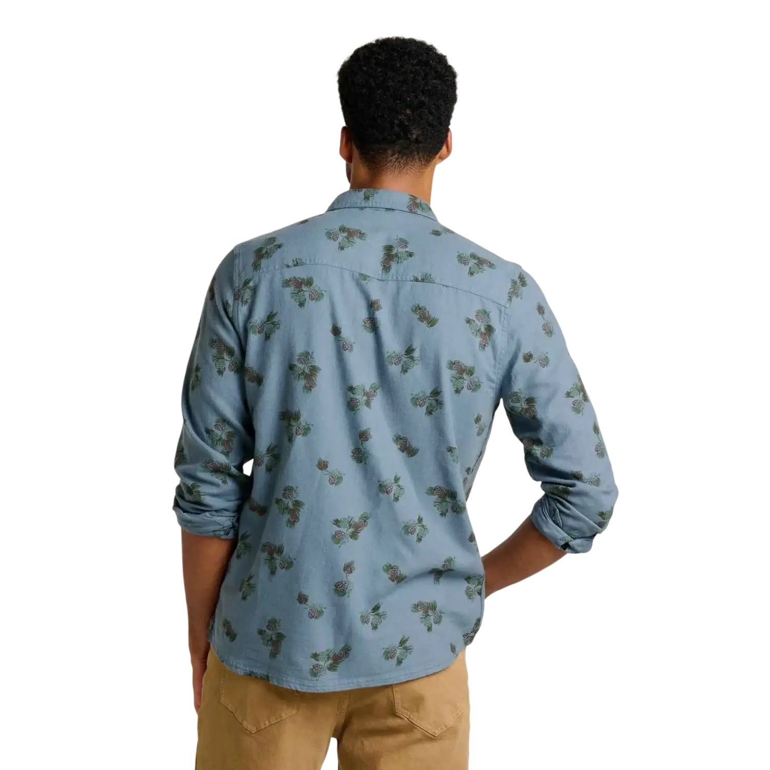 Toad & Co Men's Creekwater Flannel Shirt , back view