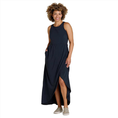 Toad&Co W's Sunkissed Maxi Dress, Black, front view on model