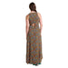 Toad&Co W's Sunkissed Maxi Dress, Black Micro Floral, back view on model
