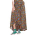 Toad&Co W's Sunkissed Maxi Dress, Black Micro Floral, skirt view on model