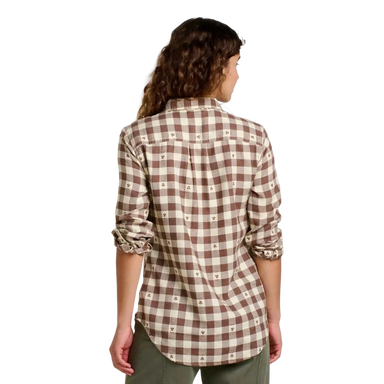 Toad & Co Women's Re-Form Flannel Shirt , back view