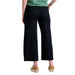 toad and co womens chaka wide leg pant in black back model view