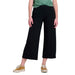 toad and co womens chaka wide leg pant in black front model view