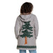 toad and co womens merino hearfelt hoodie in basalt tree front model view