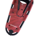 Tubbs Men's Wayfinder Snowshoes in red & black, decking view