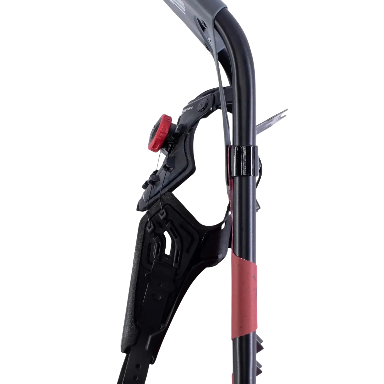 Tubbs Men's Wayfinder Snowshoes in red & black, side view