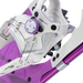 Tubbs Women's Wayfinder Snowshoes in purple, BOA binding detail